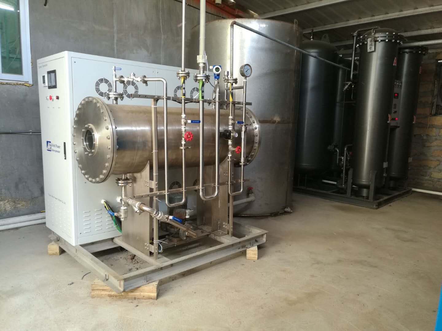 利用臭氧特性，印染廢水回用處理效果顯著